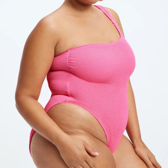 Good American Always Fits One Shoulder One piece Swim Suit - Picture 3 of 8